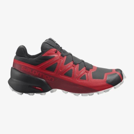 Salomon SPEEDCROSS 5 Mens Trail Running Shoes Red/Black | Salomon South Africa